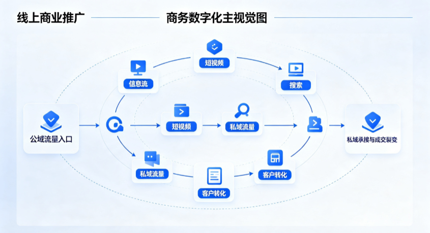 五常市线上商业推广怎么做？全域流量闭环搭建与低成本转化实战指南